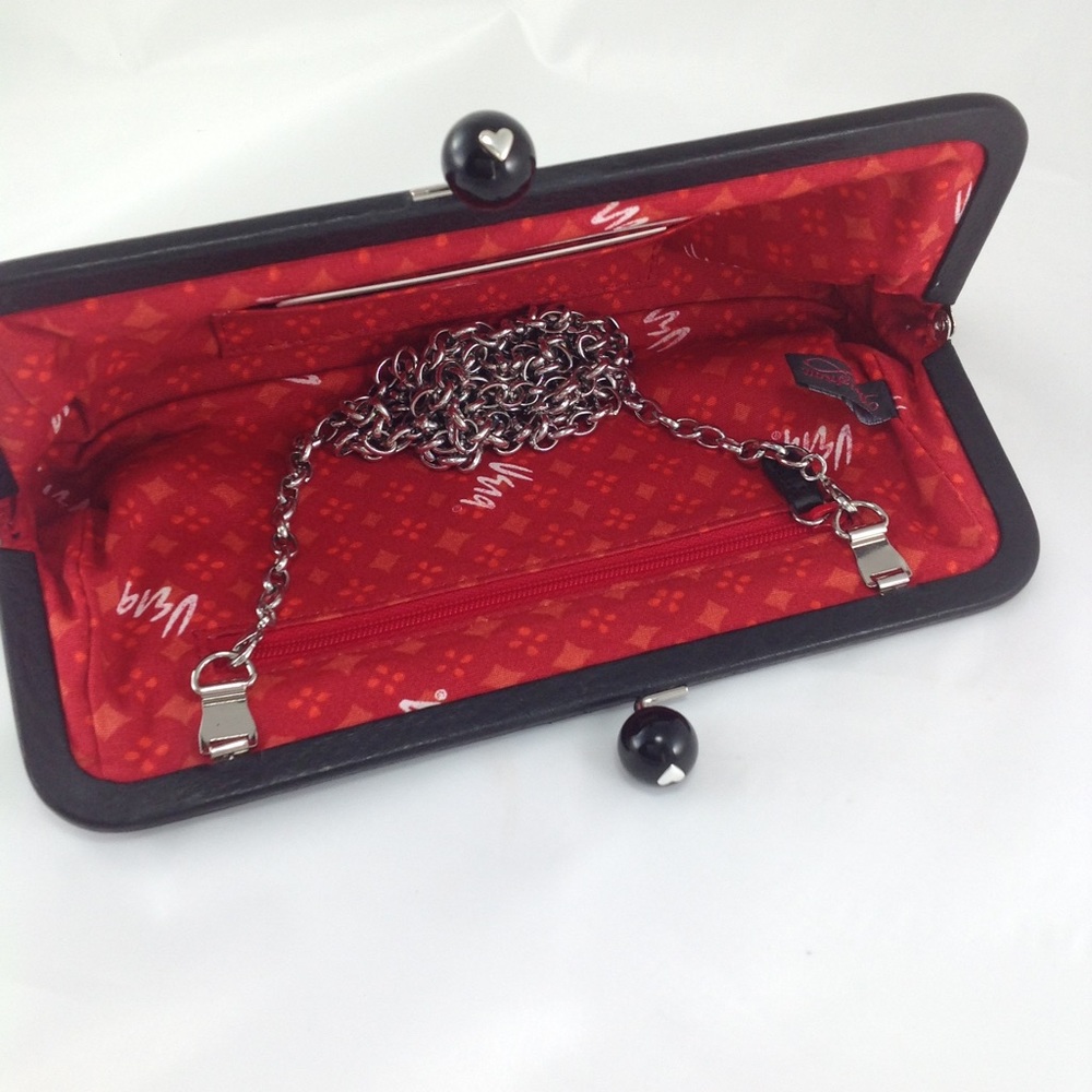 Brighton Vera Leopard Leather Clutch & Bag - Picture 13 of 15
